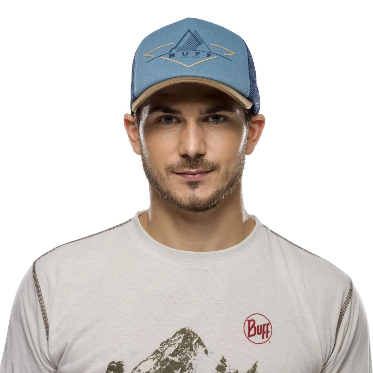 Cap Buff Trucker Brak Stone Blue - Imagen 2