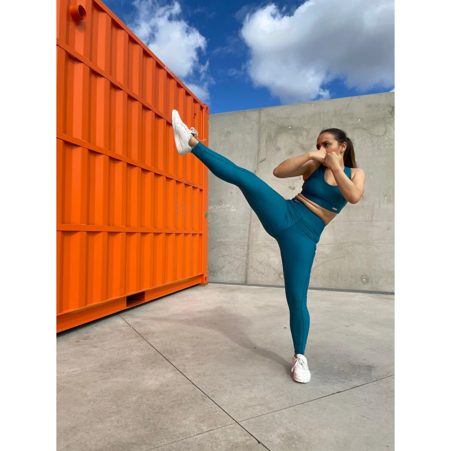 Sujetador De Mujer Les Poulettes Fitness Vert Canard - Imagen 5