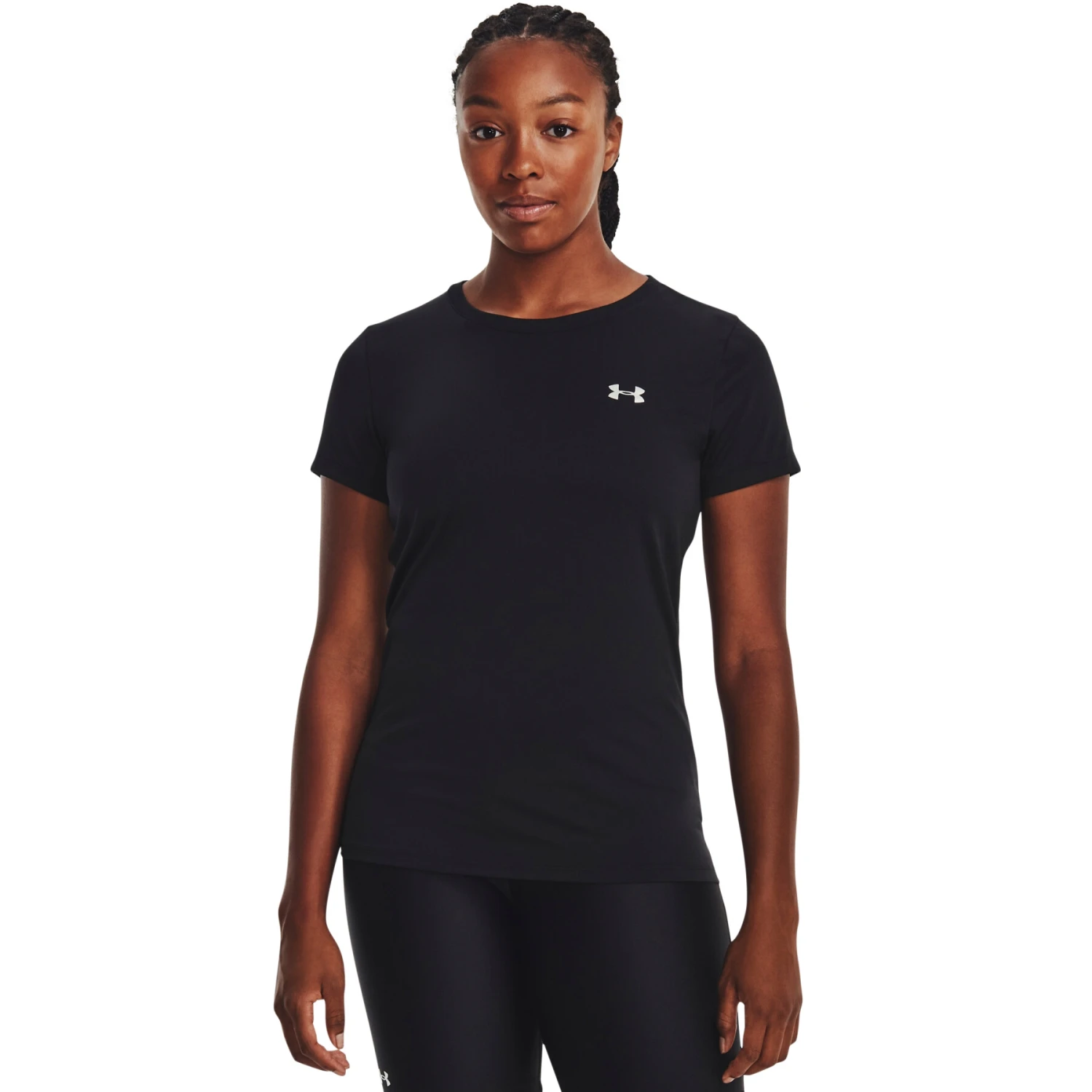 Camiseta De Cuello Redondo Para Mujer Under Armour Tech - Imagen 3